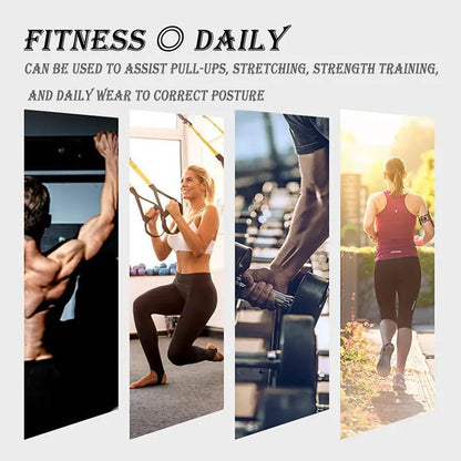 Fitness Heavy Shoulder Straps for Bench Presses & Shoulder Training Supportive & Stable Straps for Back Training & Chest Straightening Muscle Exercise Equipment