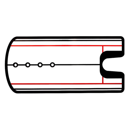 Golf Putting Practice Mirror - Alignment Training Aid for Improved Putting Technique